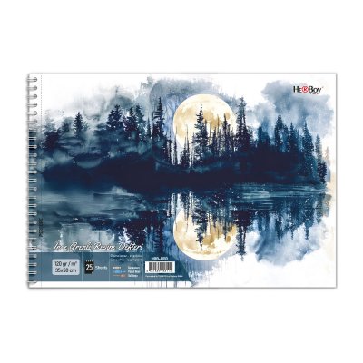 ŞEFFAF PP KAPAK RESİM DEFTERİ 35X50CM