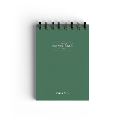 SPİRALLİ DİK PREMIUM SERT KAPAK A6 KARELİ MEMOBOOK