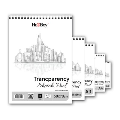 TRANSPARENCY ESKİZ SPİRALLİ BLOK 50/55g