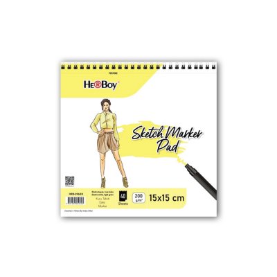 15X15 200GR 40'LI SPİRALLİ SKETCH-MARKER PAD