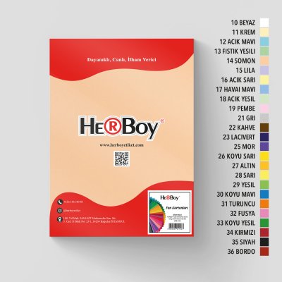 HERBOY FON KARTONU A4 NO:14 SOMON 100 AD.