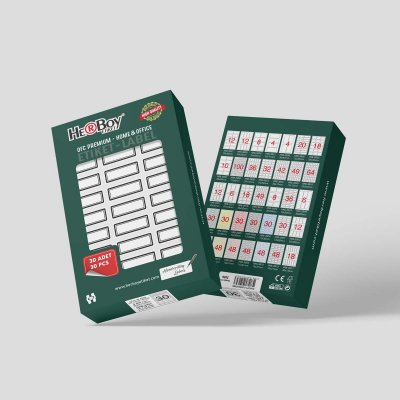 SİYAH ÇERÇEVELİ 12X30 MM OFİS ETİKETİ 30 PKT.
