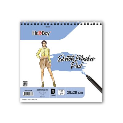 20X20 200GR 40'LI SPİRALLİ SKETCH-MARKER PAD