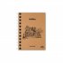 HERBOY KRAFT SERT KAPAK SPİRALLİ DÜZ DEFTER 70g A6 80'Lİ YENİ
