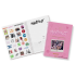 SERT KAPAK SPİRALLİ STICKERLİ NOTEBOOK 17x24 • ÇİZGİLİ • 6 DESEN KARIŞIK
