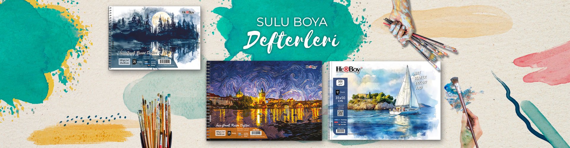 Sulu Boya Defterleri
